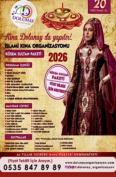 İslami Kına Organizasyonu Paketi 2026